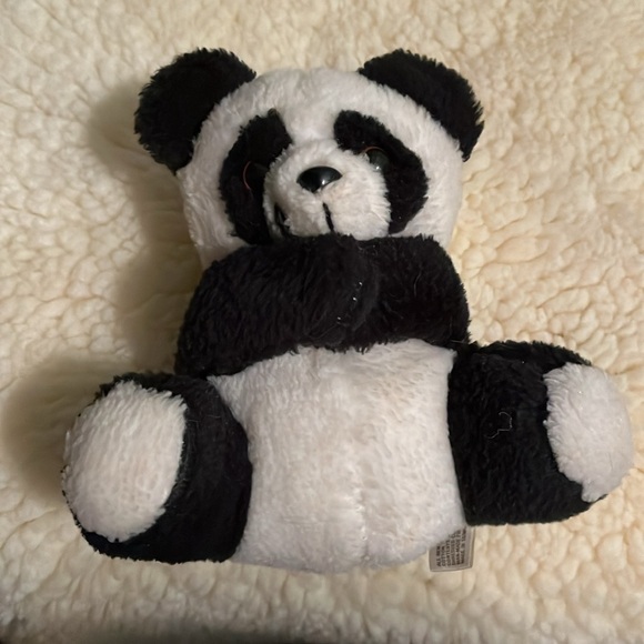 Black and White Stuffed Bear Animal - Picture 10 of 15